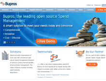 Tablet Screenshot of bupros.com